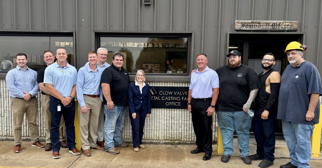 Clow Valve hosts Representative Miller-Meeks
