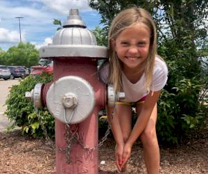 Clow hydrant spotted in Holly Springs, North Carolina